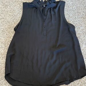 Sleeveless Black Blouse